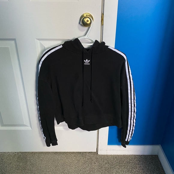 Adidas Crop Hoody - Picture 1 of 1
